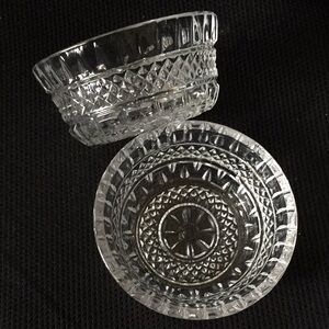 Vintage Cut Glass Bowl Set